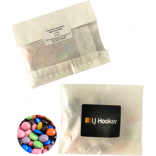 Kraft Paper Bag with Choc Beans 50g 